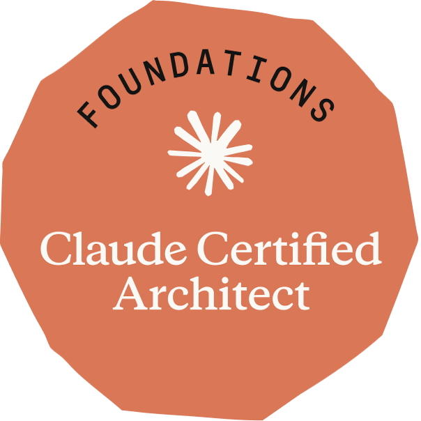 Claude Certified Architect, Foundations badge issued by Anthropic
